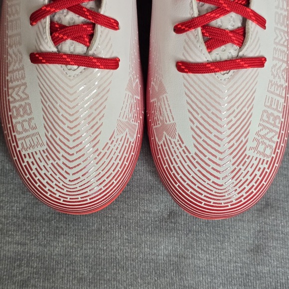 NEW Under‎ Armour Hammer MC 2.0 Football Cleats Men\'s 12.5 White/Red 3027306-101 main image 10